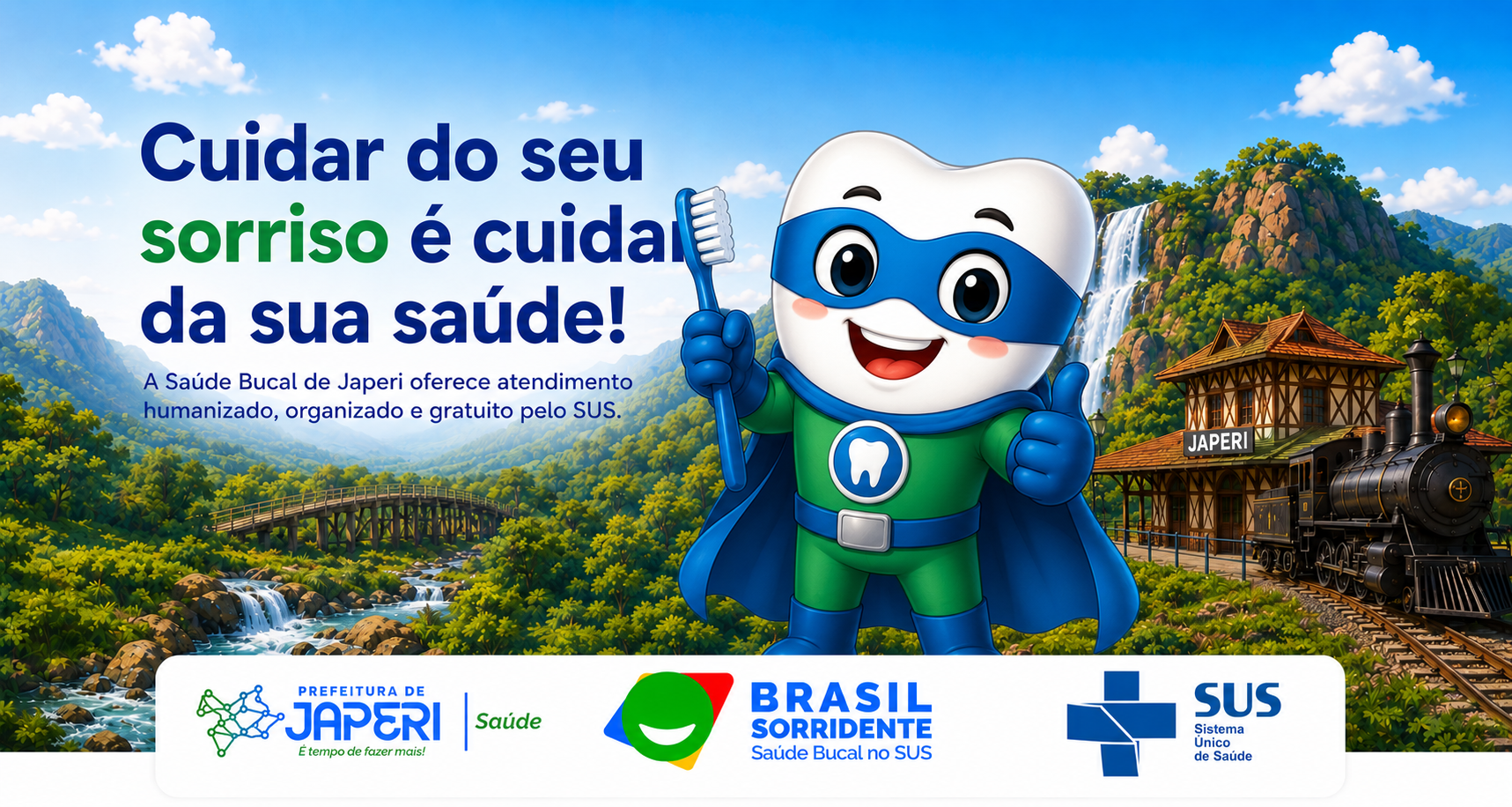 Cuidar do seu sorriso é cuidar da sua saúde - Saúde Bucal de Japeri
